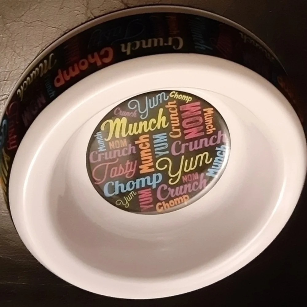 Melamine Cat Bowl- Chomp/Tasty